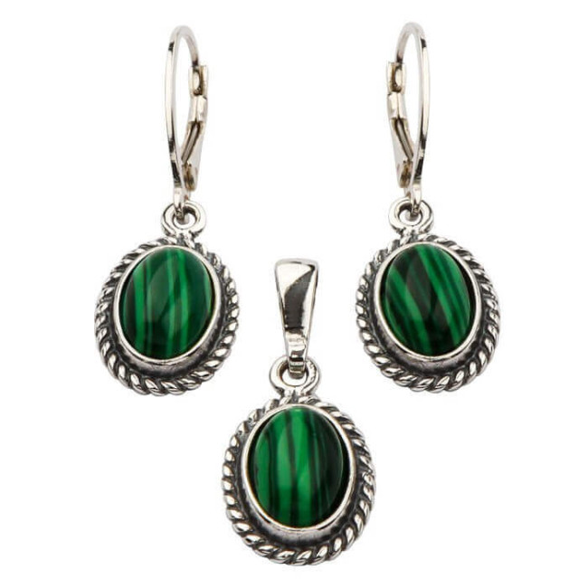 Silver ring Malachite PK 618 Malachite