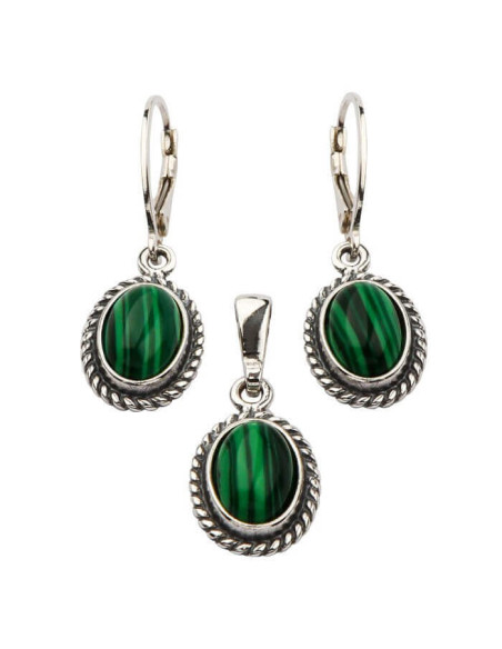 Silver ring Malachite PK 618 Malachite