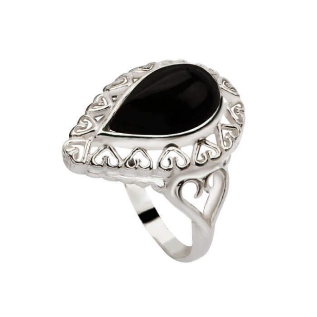 Silver complete with Onyx KPL 770 Onyx Polcarate Design