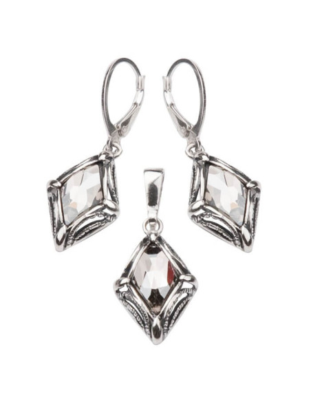 Komplet srebro Swarovski KPL 972 D
