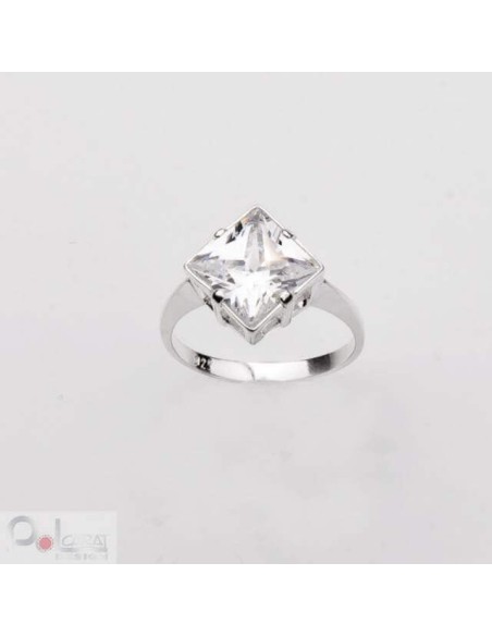 Pierścionek srebro cyrkonie PK 860