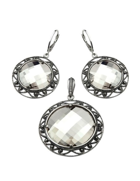 Wisiorek srebro Swarovski W 980|Polcaratdesign.pl Biżuteria