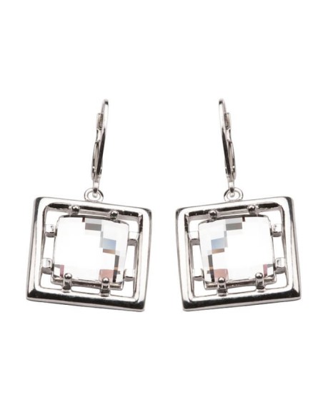 Swarovski K 987 Silver Crystal Earrings