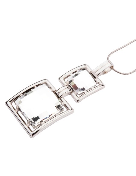 Silver pendant with Swarovski crystal W 987