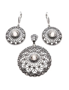 Swarovski Silver Rings K 1505 Silver Shade Crystal 2