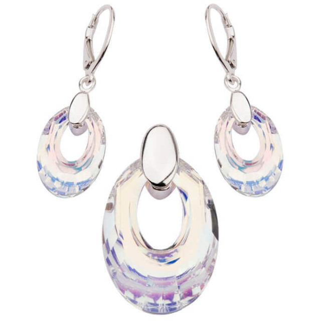 Silver Swarovski Pendant W 1533