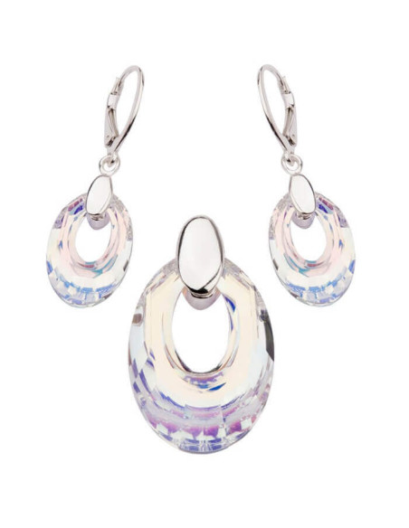 Silver Swarovski Pendant W 1533