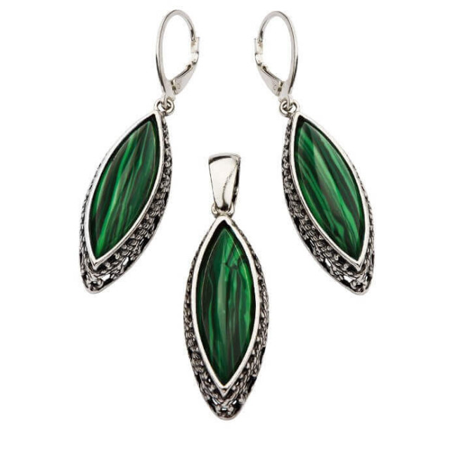 Silver ring with Malachite PK 1545 Malachite