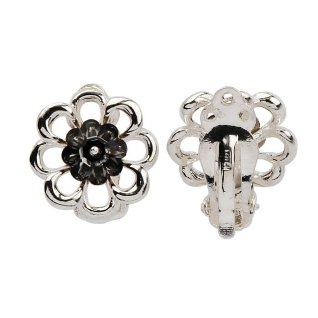 Klipsy srebrne Swarovski 1614 Klipsy|Polcaratdesign.pl Biżuteria