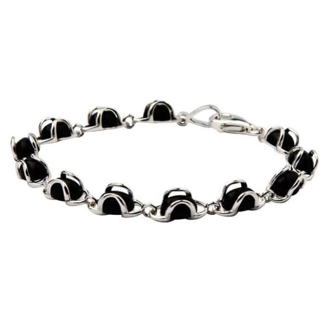 Complete silver with onyx KPL 1626 Onyx