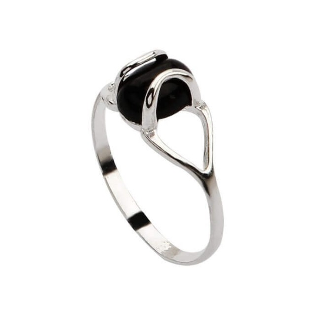 Silver bracelet with onyx L 1626 Onyx