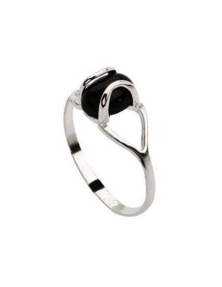 Silver ring PK 1626 Onyx
