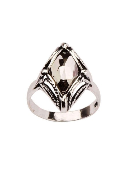 Silver ring with Swarovski crystal PK 972