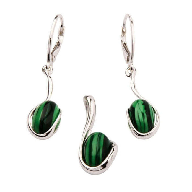 Silver ring with Malachite PK 1539 Malachite