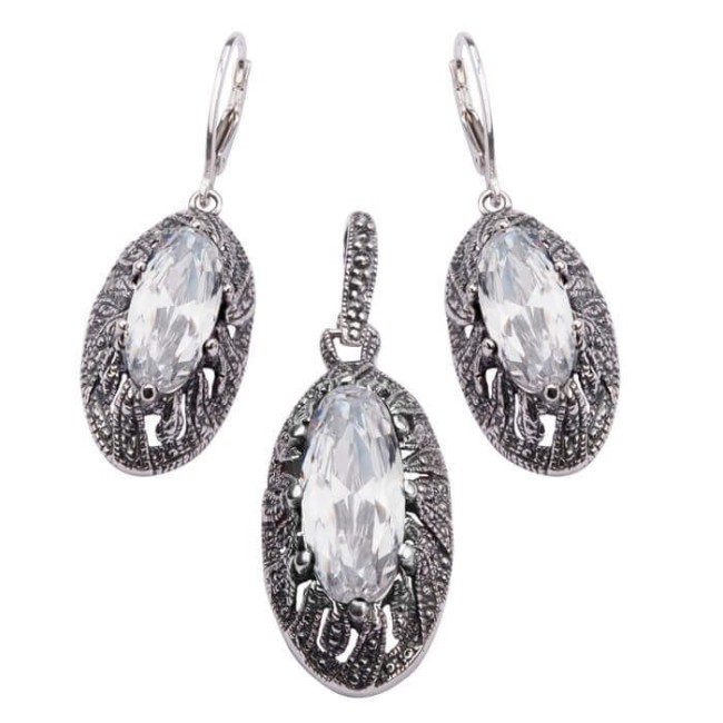 Silver ring zirconia PK 999