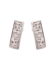 Set of earrings and pendant silver zircons KPL 847 2