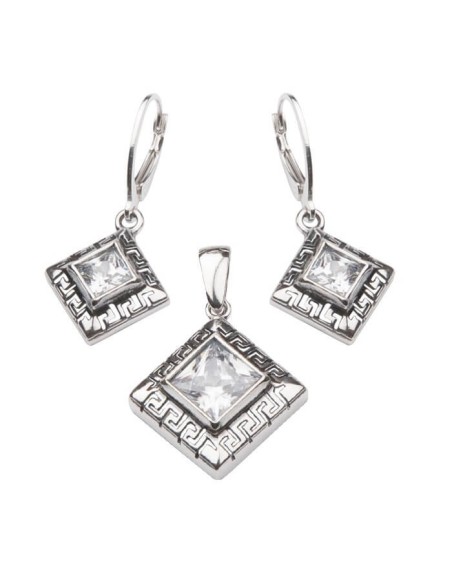 Set of silver zircons KPL 962