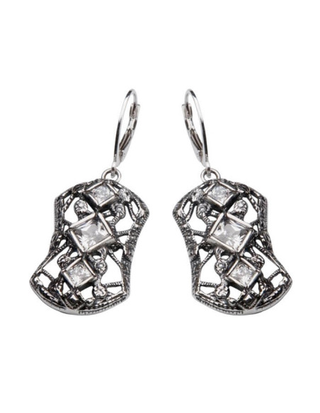 K 1511 Silver Zirconia Earrings