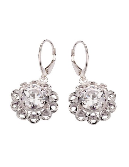 Silver set with zircons KPL 1525