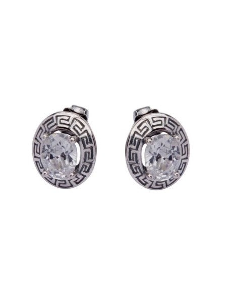 K 1585 Silver Zirconia Earrings