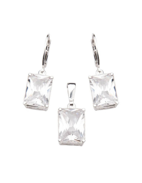 Silver set zircons KPL 741