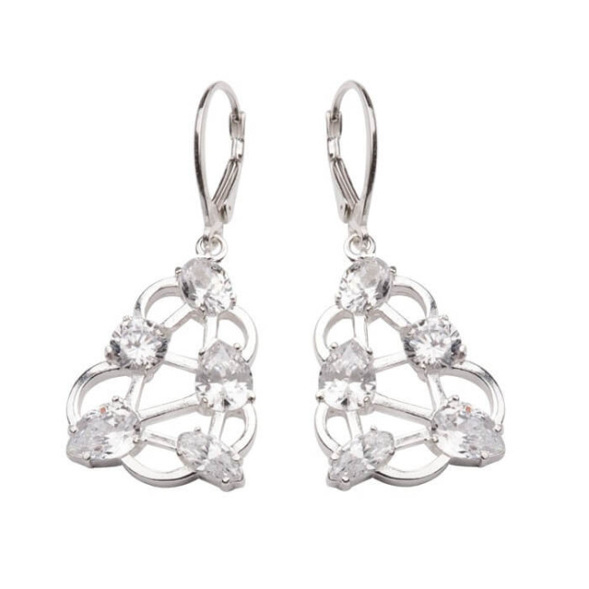 Set of silver zircons KPL 885