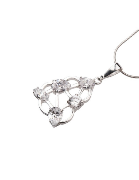 Set of silver zircons KPL 885