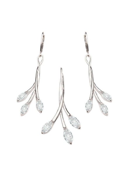 Wisiorek srebro cyrkonie W 908|Polcaratdesign.pl Biżuteria