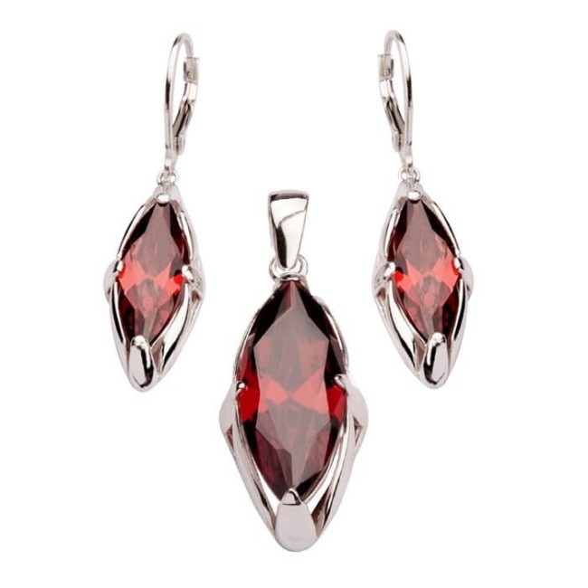 Pendant silver zirconia W 1516