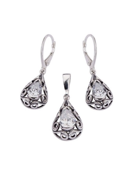 Silver pendant zirconia W 1555