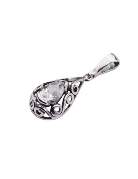 Silver pendant zirconia W 1555