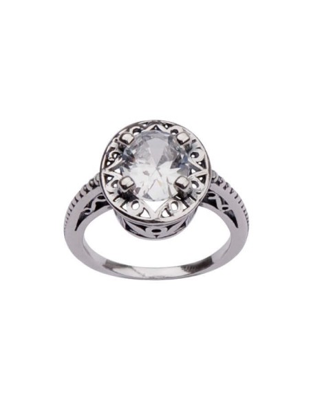 Silver ring with zirconia PK 1569