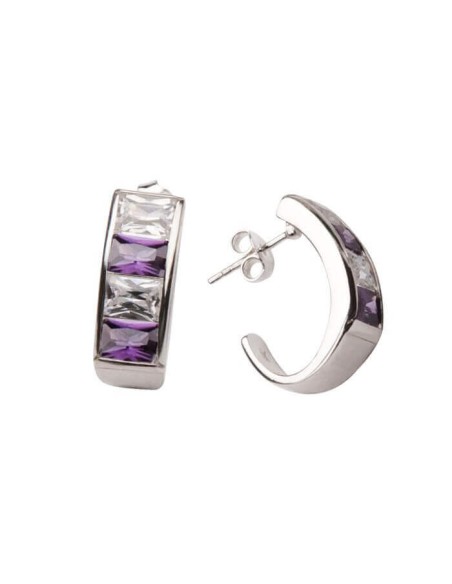 Silver set with zircons KPL 673