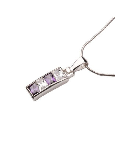 Silver set with zircons KPL 673