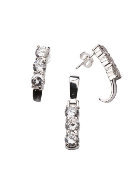 Silver set zircons KPL 845
