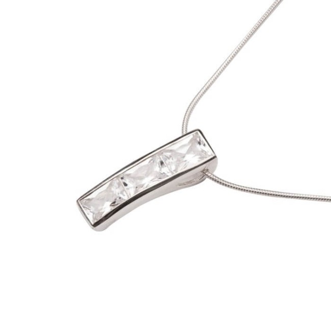 Silver set with cubic zirconia KPL 909