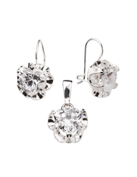 Set of silver zircons KPL 952