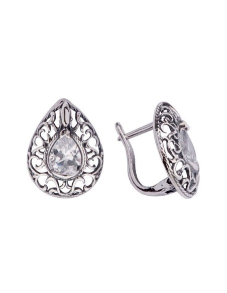 Silver set with zircons KPL 1607