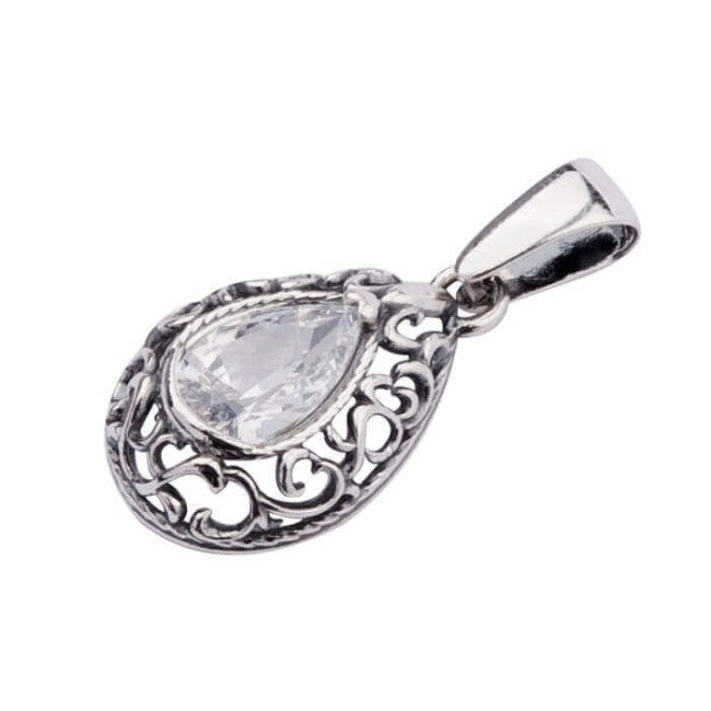 Silver set with zircons KPL 1607