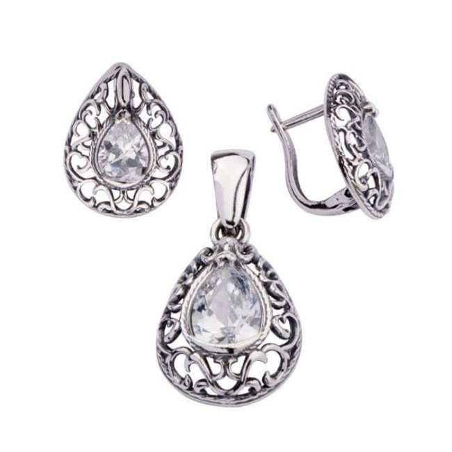 Pierścionek srebrny z cyrkonią PK 1607|Polcaratdesign.pl Biżuteria