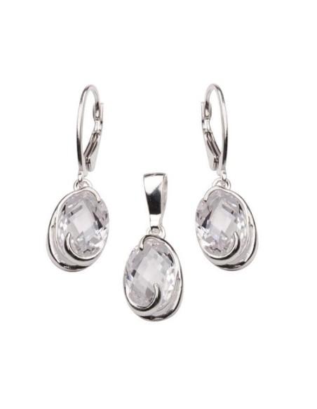 Set silver zircons KPL 925
