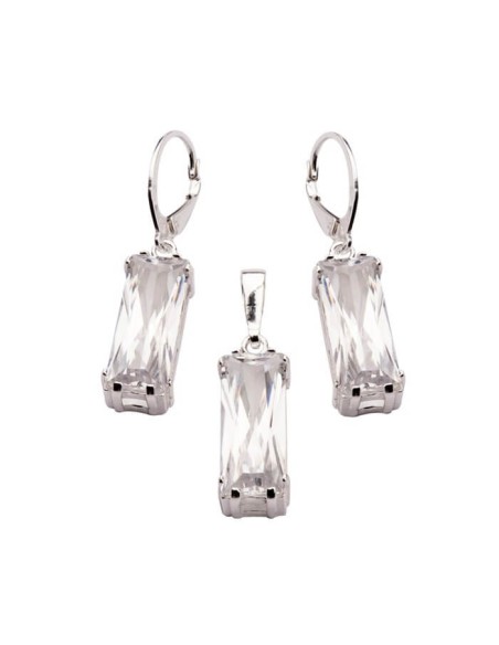 Srebro Komplet KPL 928 Cyrkonia