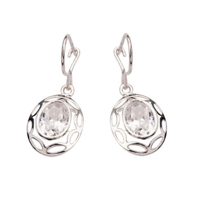 Silver set with zircons KPL 1594