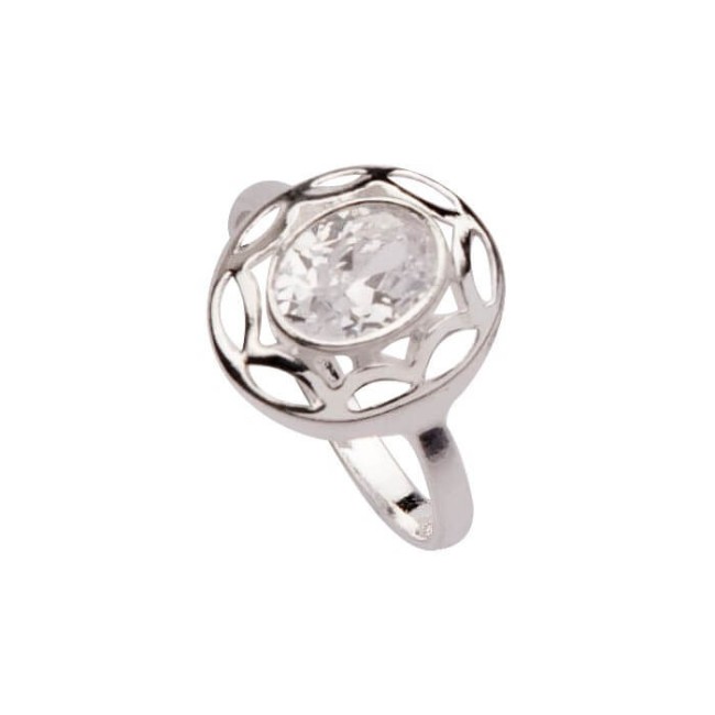 Silver set with zircons KPL 1594