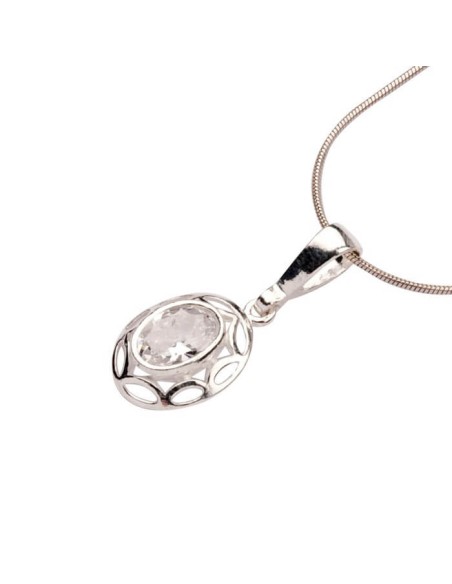 Silver set with zircons KPL 1594