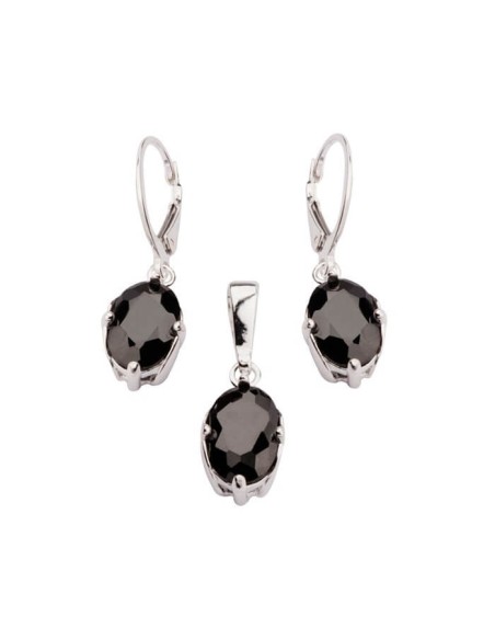 Silver set with zircons KPL 1600