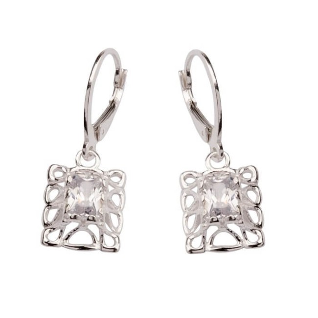 Set silver zircons KPL 1609