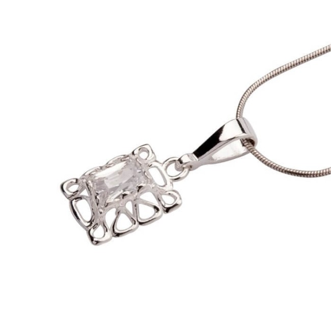 Set silver zircons KPL 1609