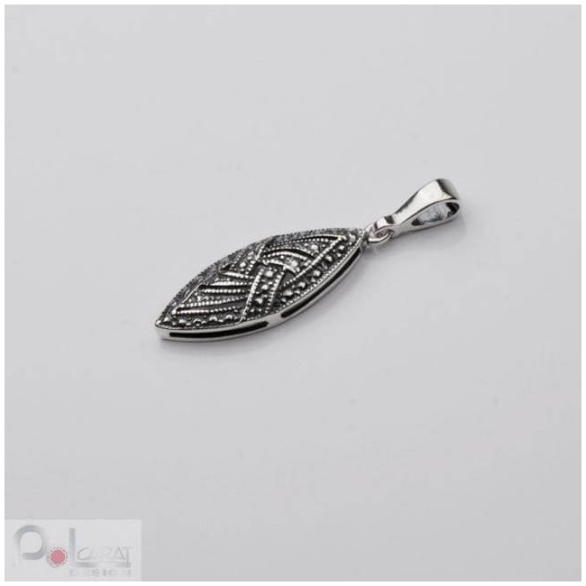 Set (earrings, pendant) silver KPL 989