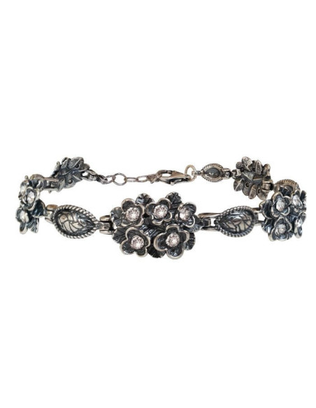 Srebrna oksydowana bransoletka L 2026|Polcaratdesign.pl Biżuteria